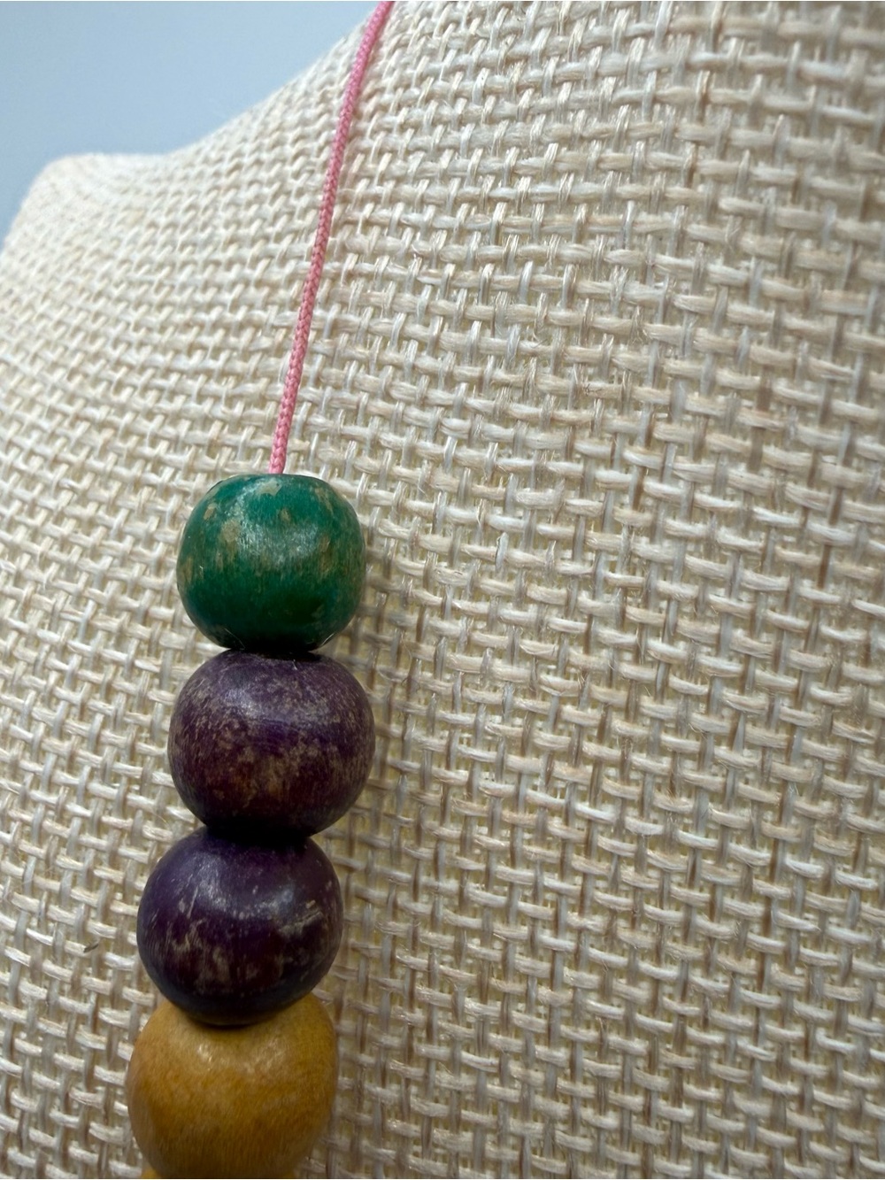 Colorful Multicolor Beaded Women's Necklace - Vibrant Everyday Style - Picture 5 of 8